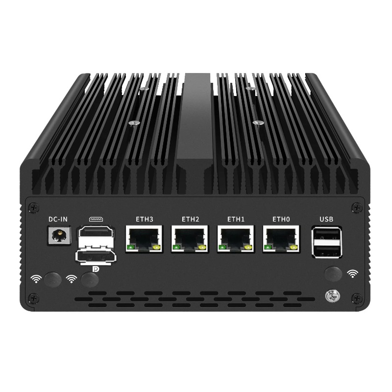 Fanless Mini PC Pentium 8505/C - огляд і ціна Pfsense Firewall Router 2.5G 4 I226